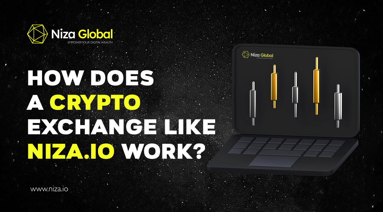 How does a crypto exchange like Niza.io work?
