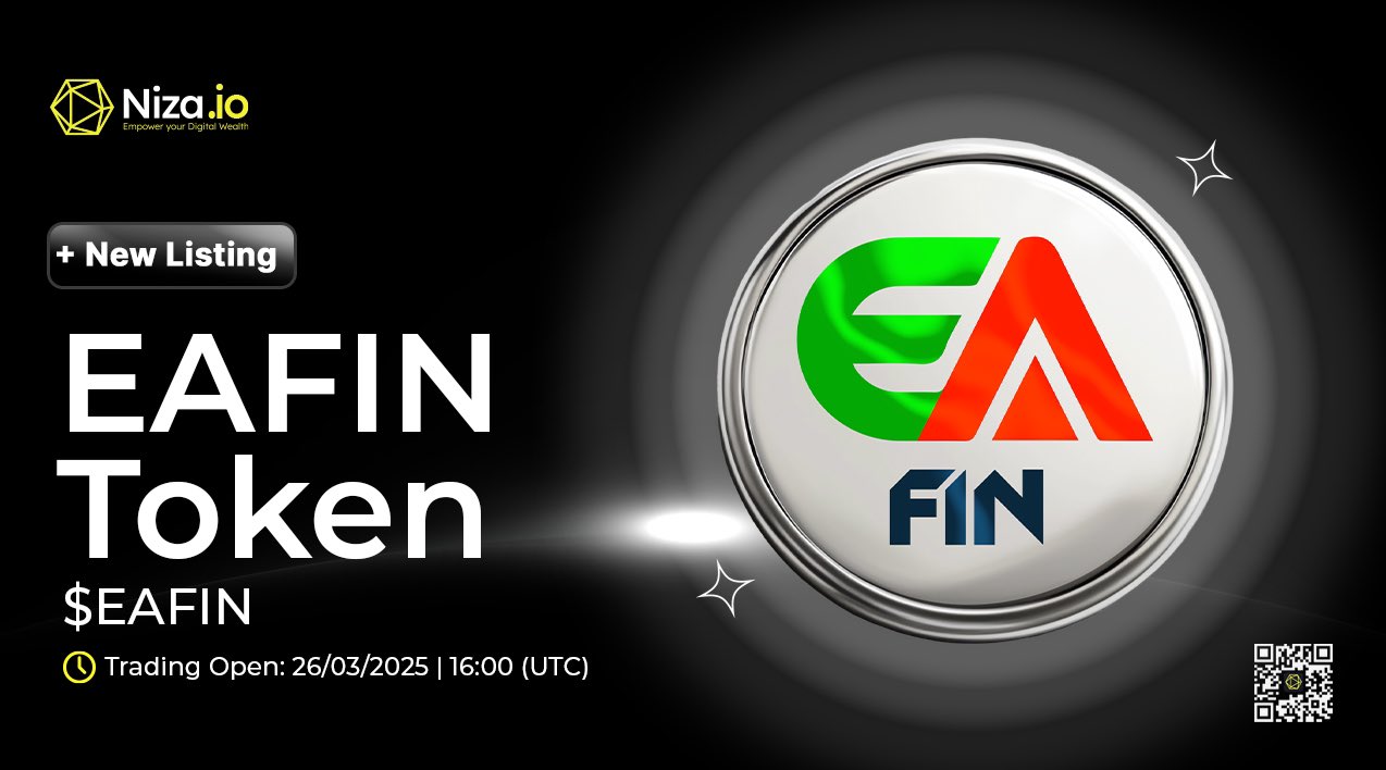 $EAFIN is listed on Niza.io – Trading opens soon!