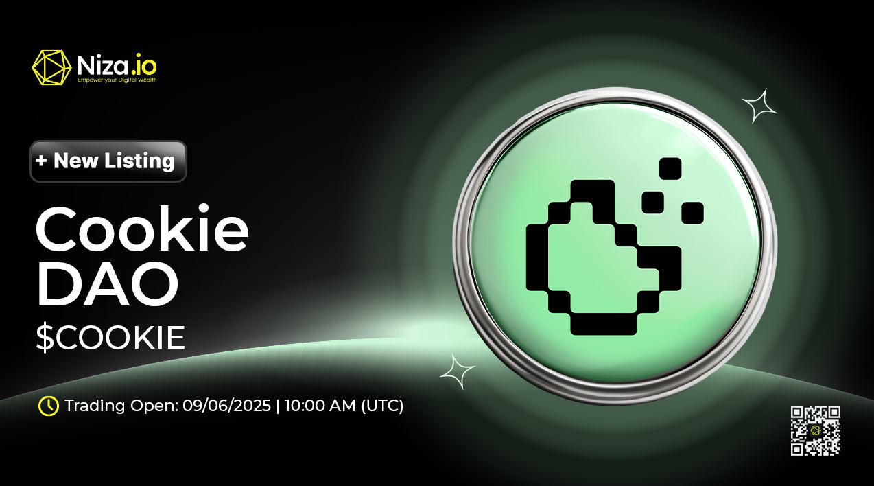 $COOKIE will get listed on Niza.io Exchange– Trading opens soon!