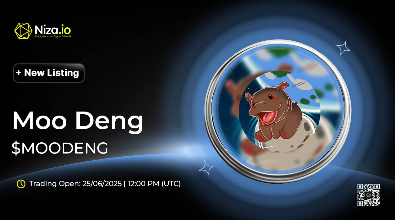 $MOODENG will get listed on Niza.io Exchange– Trading opens soon!