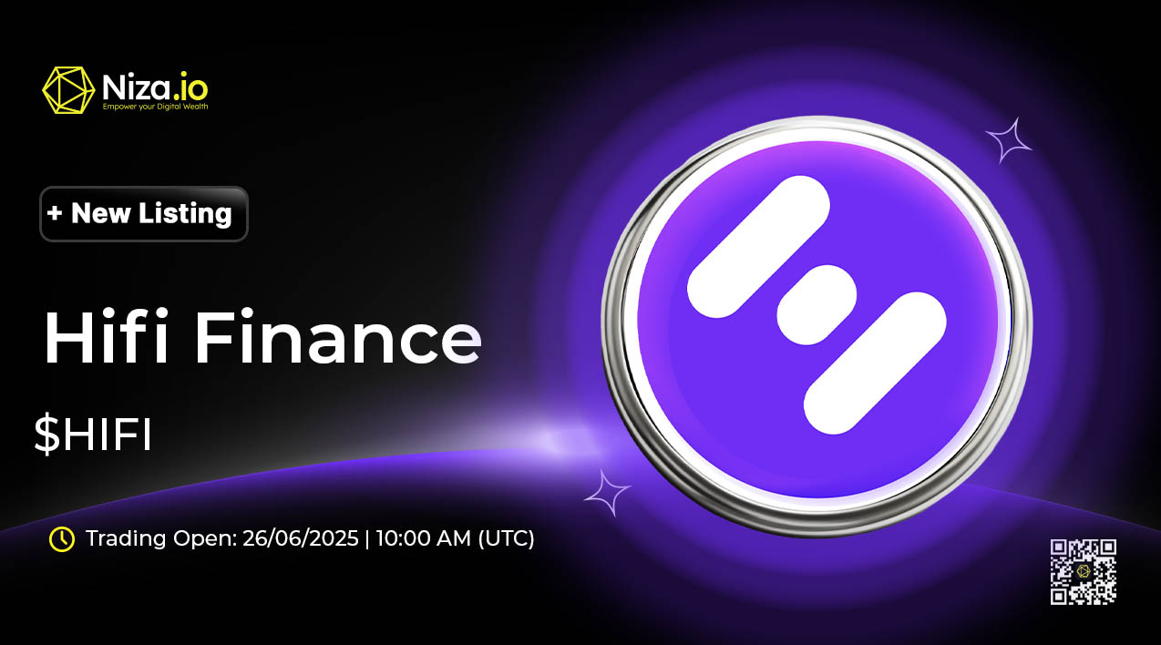$HIFI will get listed on Niza.io Exchange– Trading opens soon!