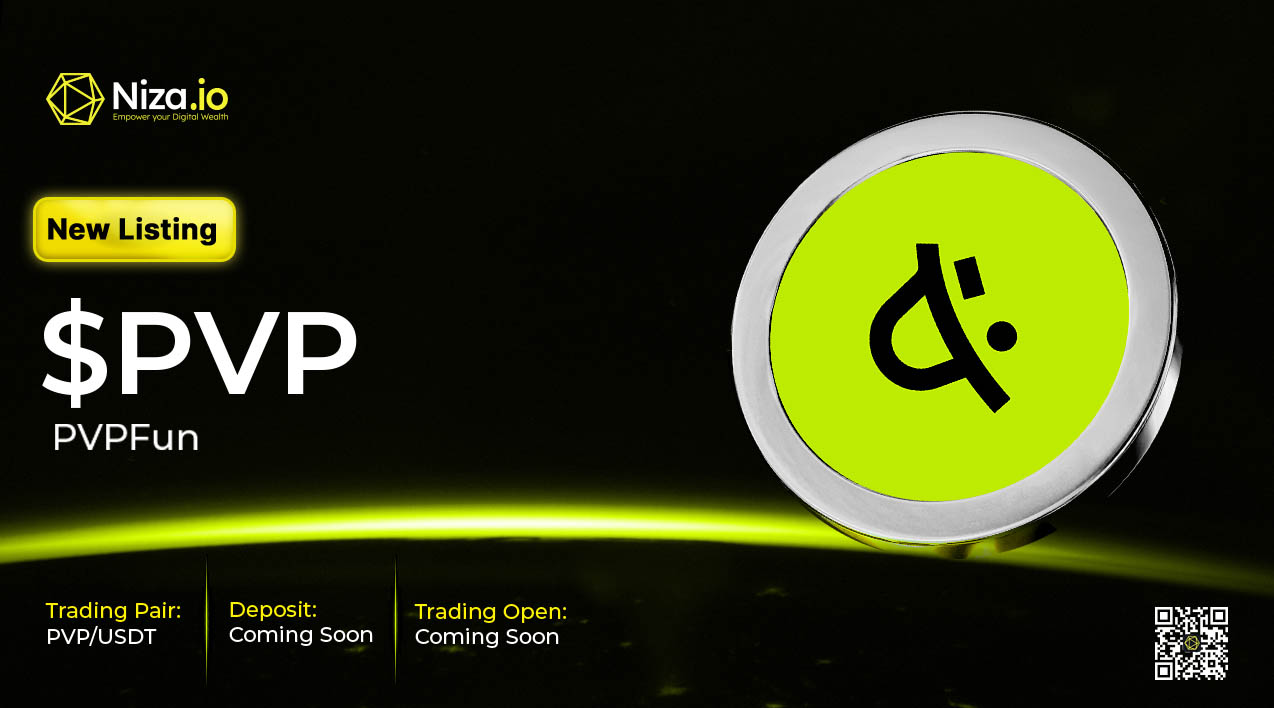 $PVP will get listed on Niza.io Exchange – Deposit & Trading opens soon!